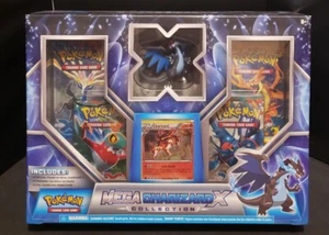 POKEMON MEGA CHARIZARD X FIGURE COLLECTION BOX FLASHFIRE XY BASE FURIOUS FISTS - Picture 1 of 2