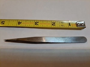 Vintage Tweezer TH DUMONT FILS 3 Straight Tip Switzerland Jewelry Watch Repair - Picture 1 of 5