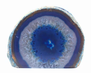 Ágata pulida teñida con base cortada 3,5"/406 gramos - Imagen 1 de 4