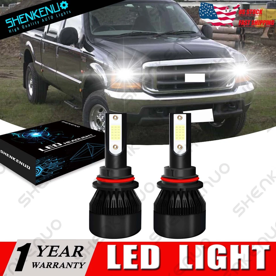 2x 6000K HB5 9007 Faro LED delantero alto/bajo para Ford F250 F350 Super Duty 99-04 Foto 1 de 4
