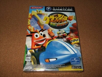 CRASH BANDICOOT Bakuso Kart Nintendo Gamecube GC Japanese Ver. Sealed - Image 1 of 2