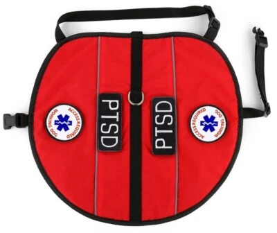 PTSD Working Dog Vest Reflective Harness | Patches Included | ALL ACCESS CANINE™ - Image 1 of 4