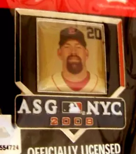 2008 All-Star photo pin Boston Red Sox Game Kevin Youkilis NY Yankees host AS - Picture 1 of 6