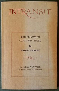 1967 PHILIP WHALEN "INTRANSIT: EDUCATION CONTINUES ALONG / VOYAGES"  SF / JAPAN  - Bild 1 von 6