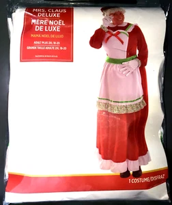 MRS CLAUS DELUXE CHRISTMAS HALLOWEEN COSTUME PLUS 2xl 18/20 new nip complet - Picture 1 of 2