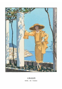 GEORGES BARBIER AMALFI TIRAGE FORMAT A4 - Imagen 1 de 1