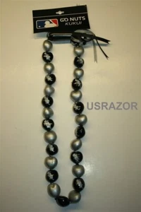 Chicago White Sox Go Nuts Kukui beads Lei Necklace 30 Original MLB - Picture 1 of 3