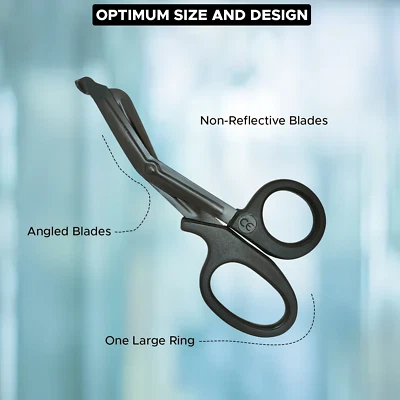 SANDBROS EMT Trauma Shears 19cm – Sharp Medical Scissors for First Aid Kits, Paramedics