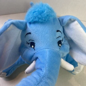 Greatest Show on Earth Ringling Bros Circus Blue Plush Elephant Stuffed RED TAB - Picture 1 of 7