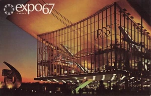 Expo67 World's Fair 1967 Montreal Canada Soviet Union Souvenir Vintage Postcard - Picture 1 of 2