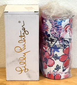 NEW IN BOX NIB GWP LILY PULITZER PARTY LIKE A LOBSTAR 16OZ SLIM TUMBLER GIFT - Picture 1 of 14