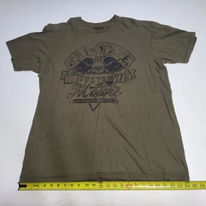 Tri-State custom Motors xxLarge t-Shirt 100% cotton olive green used racing - Picture 1 of 6
