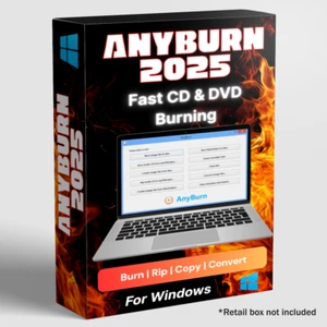 AnyBurn DVD Burning Software | Cd Dvd Burning Software | Iso Writing USB or DVD - Picture 1 of 8