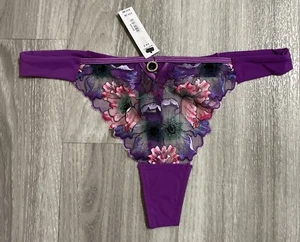 Ann Summers- WILDFLOWER-Thong - Size 8 - New With Tags RRP £15 - Picture 1 of 10