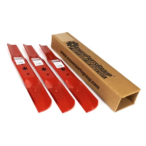 (3) Blades Compatible With Cub Cadet 54" RZT54, XT1-2 742-05056, 942-05056A - Picture 1 of 6