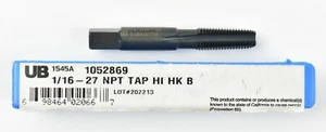 Union Butterfield 1545A 1/16-27 NPT High-Speed Steel Pipe Tap 1052869 - Picture 1 of 2