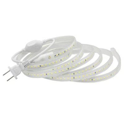 Tira de Luz LED Blanca Natural 2835 120LED/m Impermeable Cuerda Luces 1m-50m 110V Foto 1 de 4