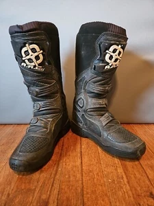 A.R.C. ARC Dirt Bike Racing Motorcycle Motocross Boots Black Mens Size 9 - Foto 1 di 7