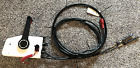 JOHNSON EVINRUDE OMC REMOTE CONTROL SIDE MOUNT RED PLUG NEW 13’ CABLES.