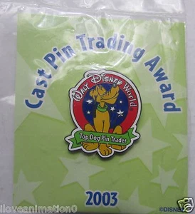 Disney Cast Member Top Dog Pin Trader Pluto Pin - Imagen 1 de 2