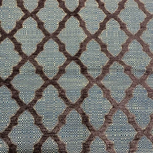Fabric Upholstery Swatch Pattern Midway Color Deep Lake 26 1/2” X 17 1/2” - Picture 1 of 2