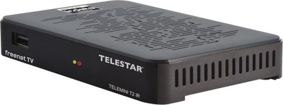 TELESTAR TELEMINI T2 IR DVB-T2 & DVB-C Receiver inkl. 3 Monate freenet TV - Bild 1 von 4