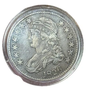 Medio dólar busto tapado 1826 XF - Imagen 1 de 2