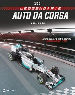 NEW IXO 1:24 F1 MERCEDES F1 W05 Hybrid - Lewis Hamilton 2014 +Magazine - Immagine 1 di 4