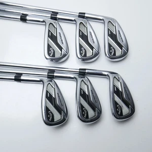 Used Callaway Mavrik Pro Iron Set / 5 - PW / X-Stiff Flex / Left-Handed - Picture 1 of 11