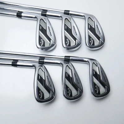 Used Callaway Mavrik Pro Iron Set / 5 - PW / X-Stiff Flex / Left-Handed - Image 1 of 4