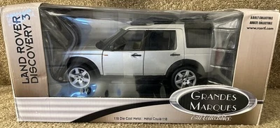 1:18 LAND ROVER Discovery 3 1/18 4x4 Off Road Jeep Silver - Image 1 of 4