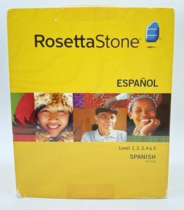 Rosetta Stone Spanish Level 1-5 Set for PC, Mac - Picture 1 of 4