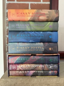 Harry Potter Complete Hardcover Books 1-7 1st Edition J.K. Rowling Box Set VTG - Picture 1 of 18