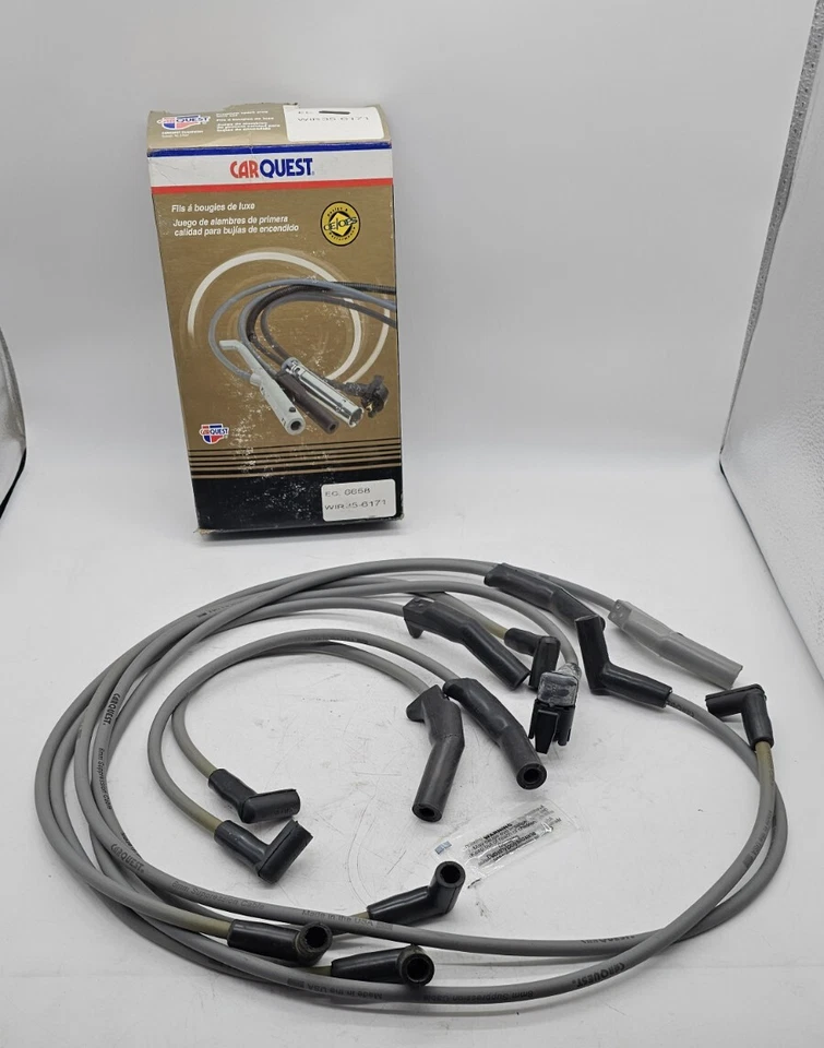 -Juego de cables de bujía CARQUEST 356171 para Mercury Cougar 1989-1993 3,8 L Foto 1 de 3