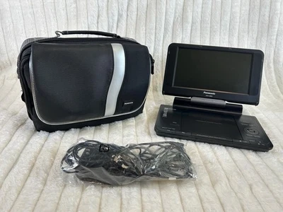 Reproductor de DVD portátil Panasonic DVD-LS855 8,5" pantalla coche montaje bolsa funcionando Foto 1 de 4