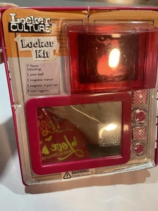 Locker Culture Locker Kit, Pink. Brand New-7 Pieces With Mirror - Picture 1 of 3