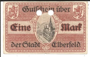 Stadt Elberfeld,1 Mark 1918 - Bild 1 von 1