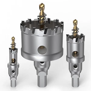 12 - 200mm TCT Hole Saw Drill Bit Carbide Tip Cutter Alloy Tool Stainless Steel - Picture 1 of 21