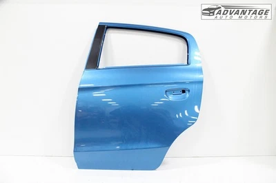 2014-2024 MITSUBISHI MIRAGE REAR LEFT DOOR SHELL SAPPHIRE BLUE METALLIC OEM - Image 1 of 4