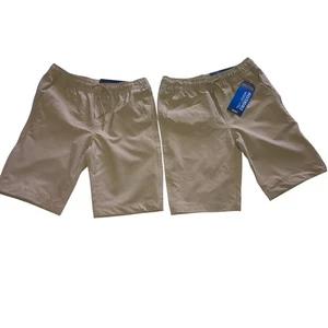 Nautica Boys Uniform Elastic Waistband Drawstring Closure Short Size 6 Lot Of 2 - Picture 1 of 8