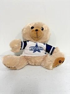 WWE Wrestlemania 38 Teddybär Plüsch Dallas Texas 2022 mit Trikot - Bild 1 von 5