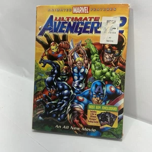Ultimate Avengers 2 DVD Animated Movie Rise Black Panther Cards Included - Bild 1 von 3