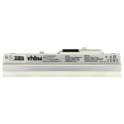 Batería para MSI Wind U100 U120 MS-N1 U90 U100X U115 U120H U90X 4400mAh - Bild 1 von 4