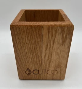 Cutco Oak Utensil Holder/Box T1 - Picture 1 of 8