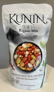 Galletas de arroz asiáticas premium KUNIN Rigato Mix 12 oz - 1 bolsa exp. 29/06/26 - Imagen 1 de 5
