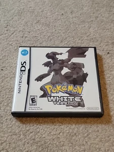 Pokemon White Version (Nintendo DS, 2011) CASE ONLY NO MANUAL/INSERTS NO GAME - Picture 1 of 4