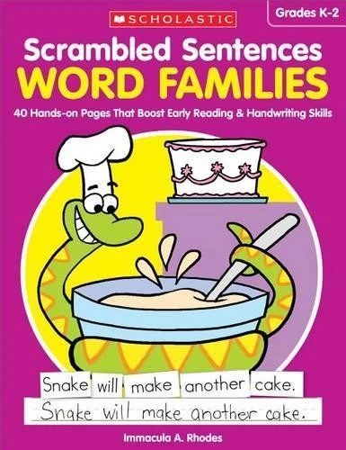 Immacula A Rhodes Immacula Rhodes Scrambled Sentences: Word Families (Paperback) - Image 1 of 1