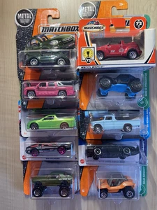 Hot wheels Matchbox bundle x 10 cars Pickups Off Roaders new on cards - reduced - Picture 1 of 6