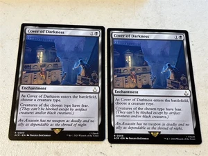 2 x mtg Cover of Darkness, enchantment, Assassin's Creed, unplayed - Picture 1 of 1