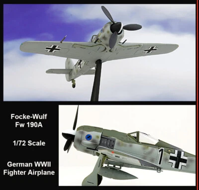 Dragon Wings Warbirds Focke-Wulf Fw 190A Luftwaffe 14./JG 5, "Black 1" Airplane - Image 1 of 2